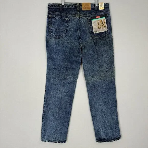Vintage Levi's Mens Jeans 42x30 Blue Cotton Tapered Leg Deadstock Made in USA - Picture 10 of 16